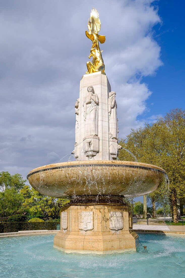 Frankreich, Indre et Loire, Loire-Tal als Weltkulturerbe der UNESCO, Tours, Denkmal für amerikanische Soldaten