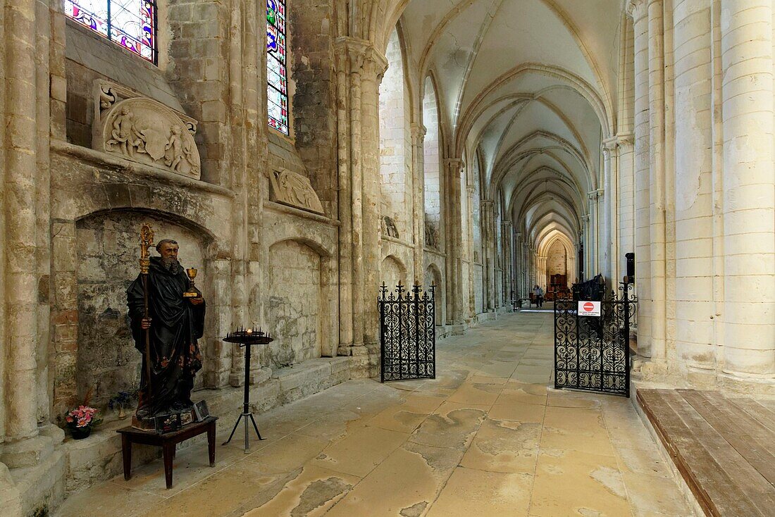 France, Seine Maritime, Pays de Caux, Cote d'Albatre (Alabaster Coast), Fecamp, abbatiale de la Sainte Trinite (abbey church of the Holy Trinity)