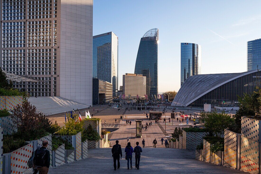 Frankreich, Hauts de Seine, La Defense, die Gebäude des Geschäftsviertels