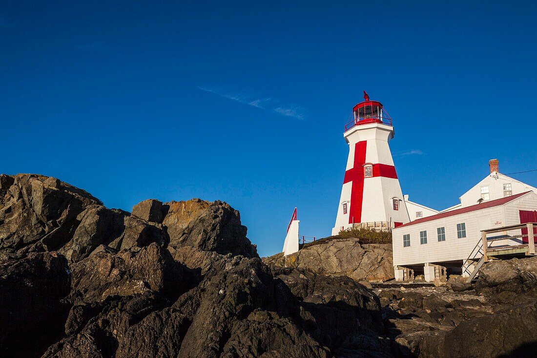 Kanada, New Brunswick, Campobello Island, Leuchtturm der Head Harbour Lightstation