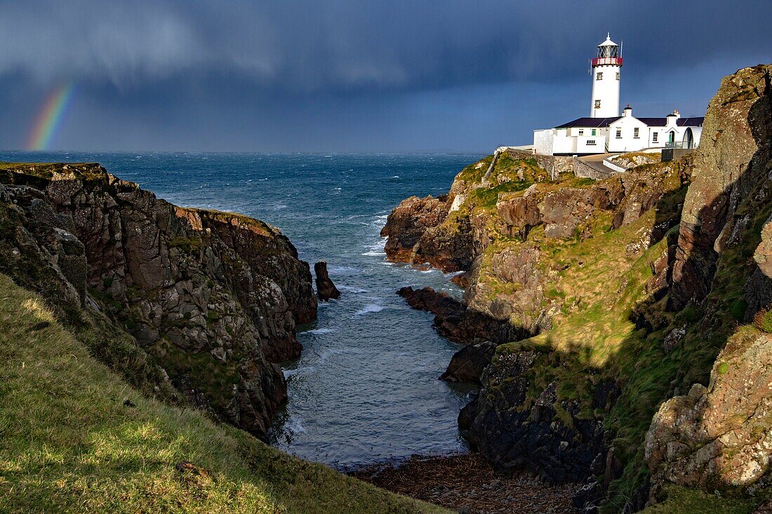 Ireland, County Donegal, Fanad Head, the most northern lighthouse of Ireland