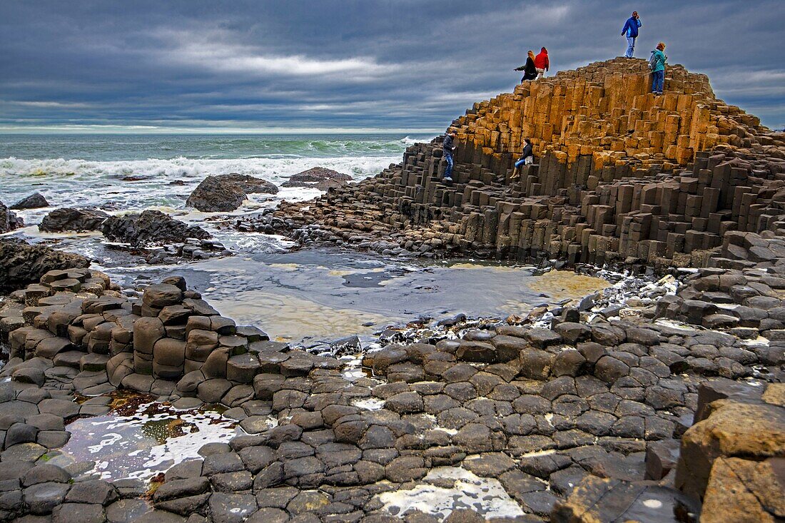 United Kingdom, Northern Ireland, Ulster, county Antrim, The Giants Causeway