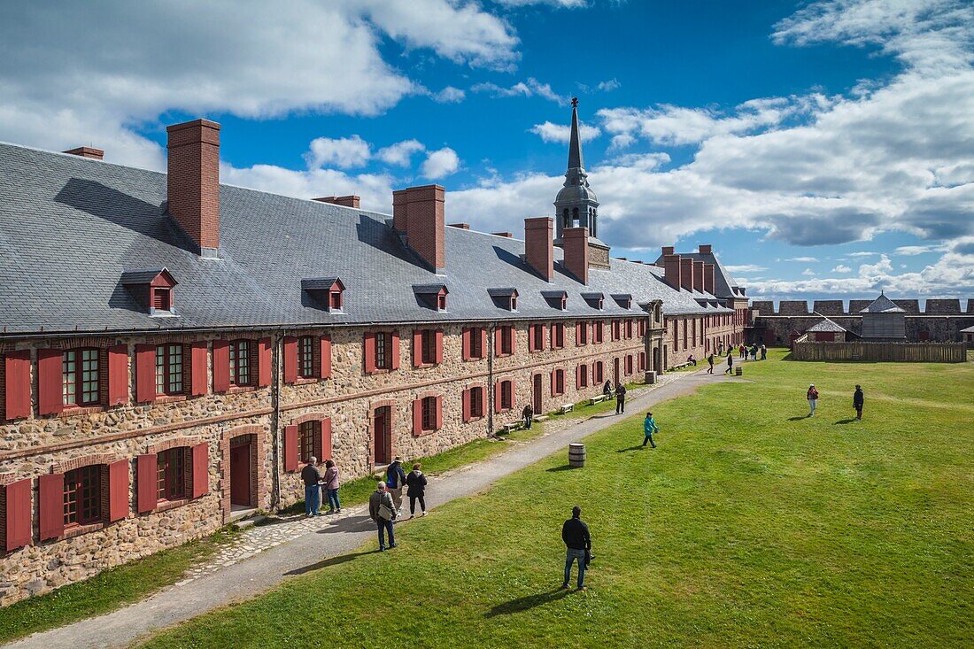 Canada, Nova Scotia, Louisbourg, Fortress of Louisbourg National Historic Park, Kings Bastion Barracks