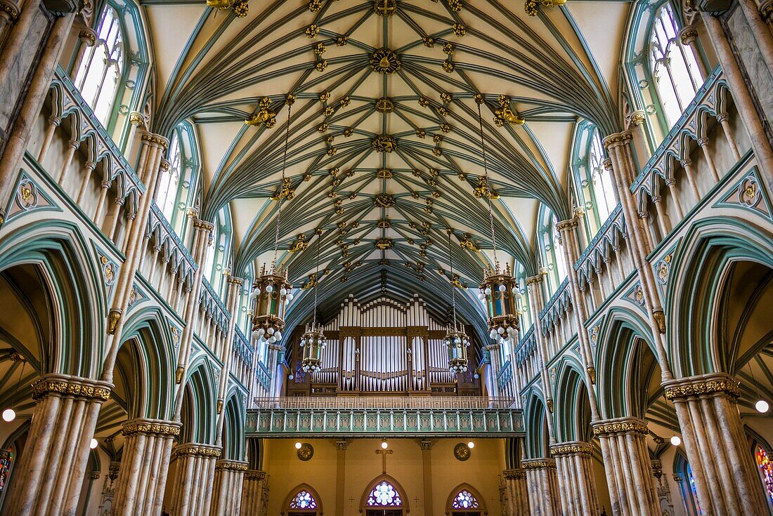 Canada, Prince Edward Island, Charlottetown, St. Dunstan's Basilica, interior