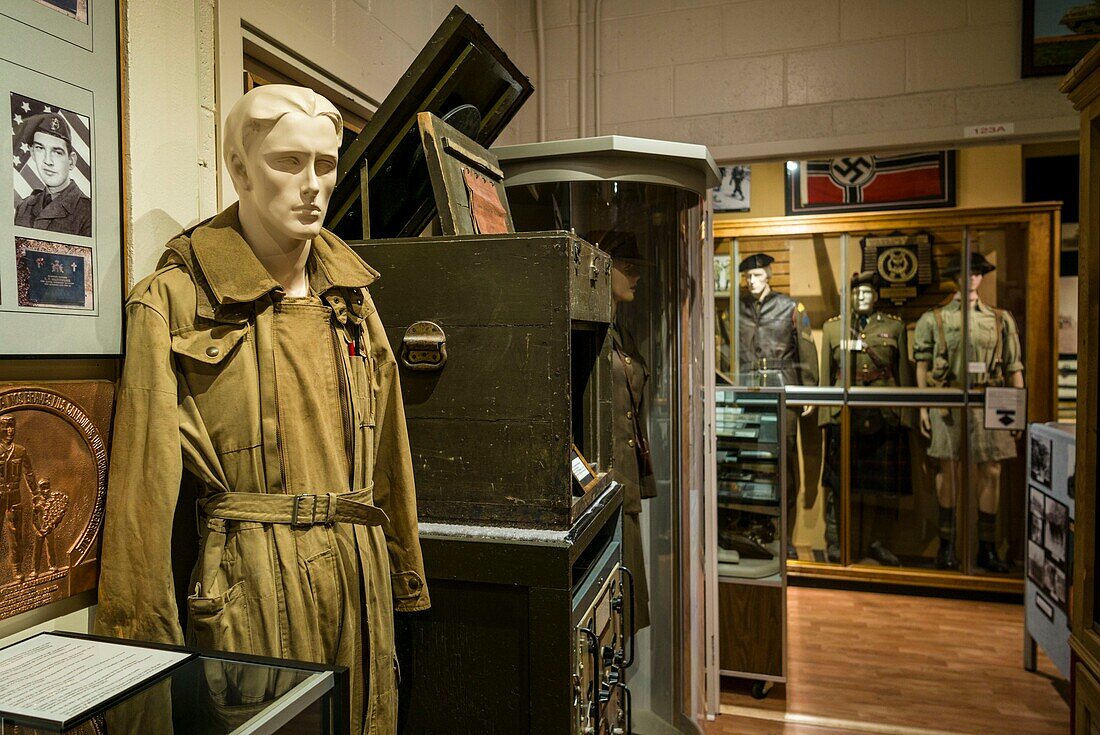 Canada, Prince Edward Island, Charlottetown, PEI Regiment Military Museum, uniforms