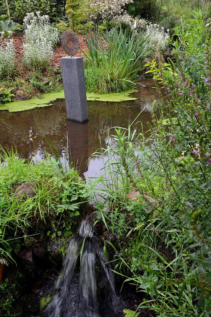 Frankreich, Vogesen, Cornimont, Jardin et Objets des Panrées, Garten