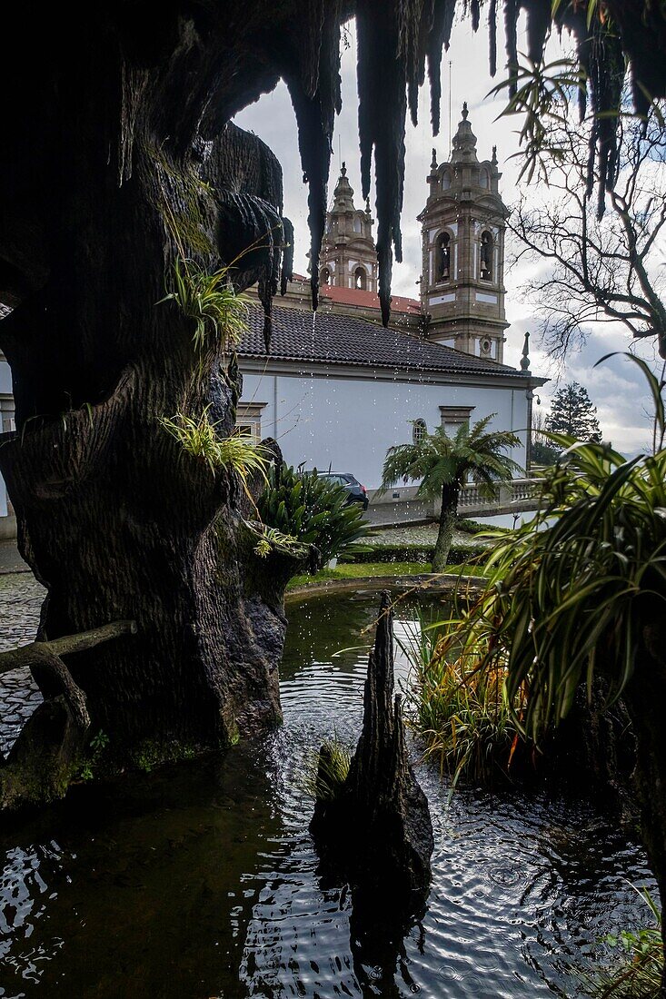 Portugal, Braga, Bom Jesus do Monte, von der UNESCO zum Weltkulturerbe erklärt, Pilgerhöhle