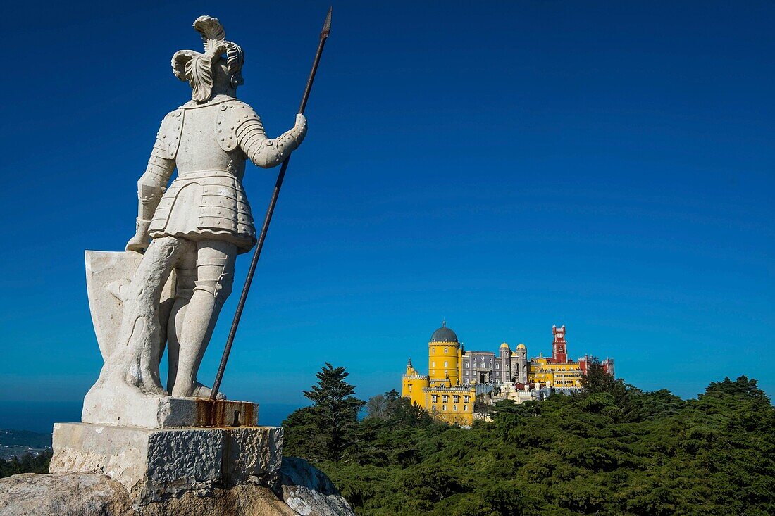 Portugal, Sintra, Nationalpalast von Pena