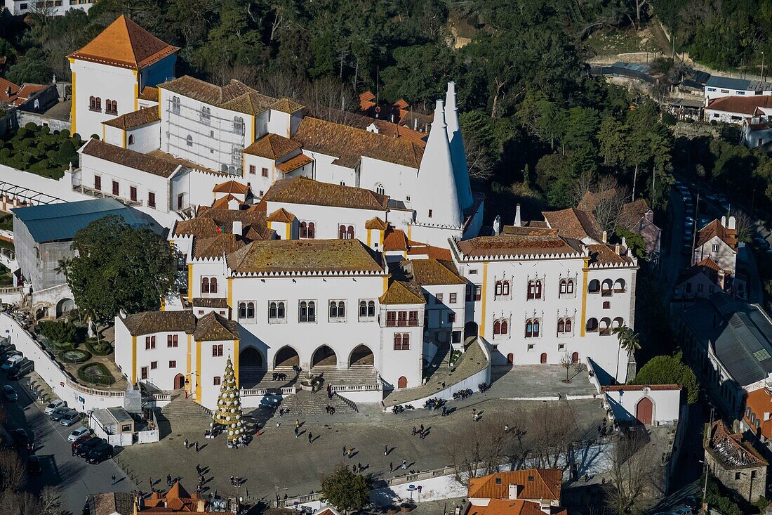 Portugal, Sintra, Nationaler Palast von Sintra