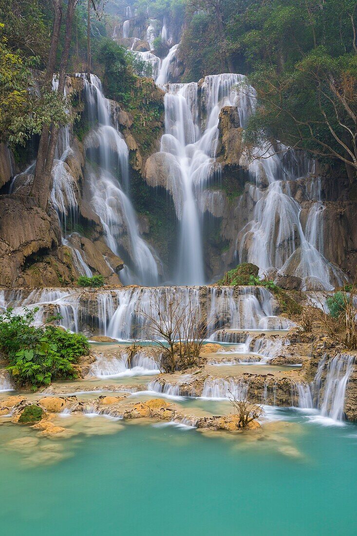 Laos, Luang Prabang province, Kuang Si falls