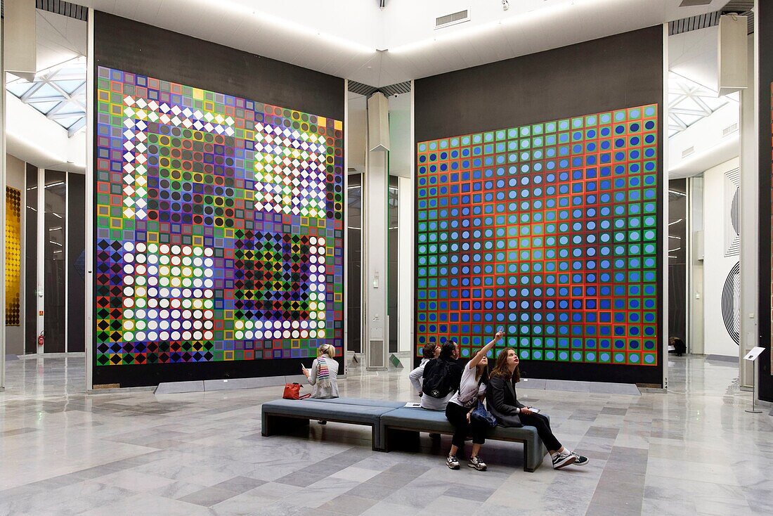 France, Bouches du Rhone, Aix en Provence, Vasarely fondation