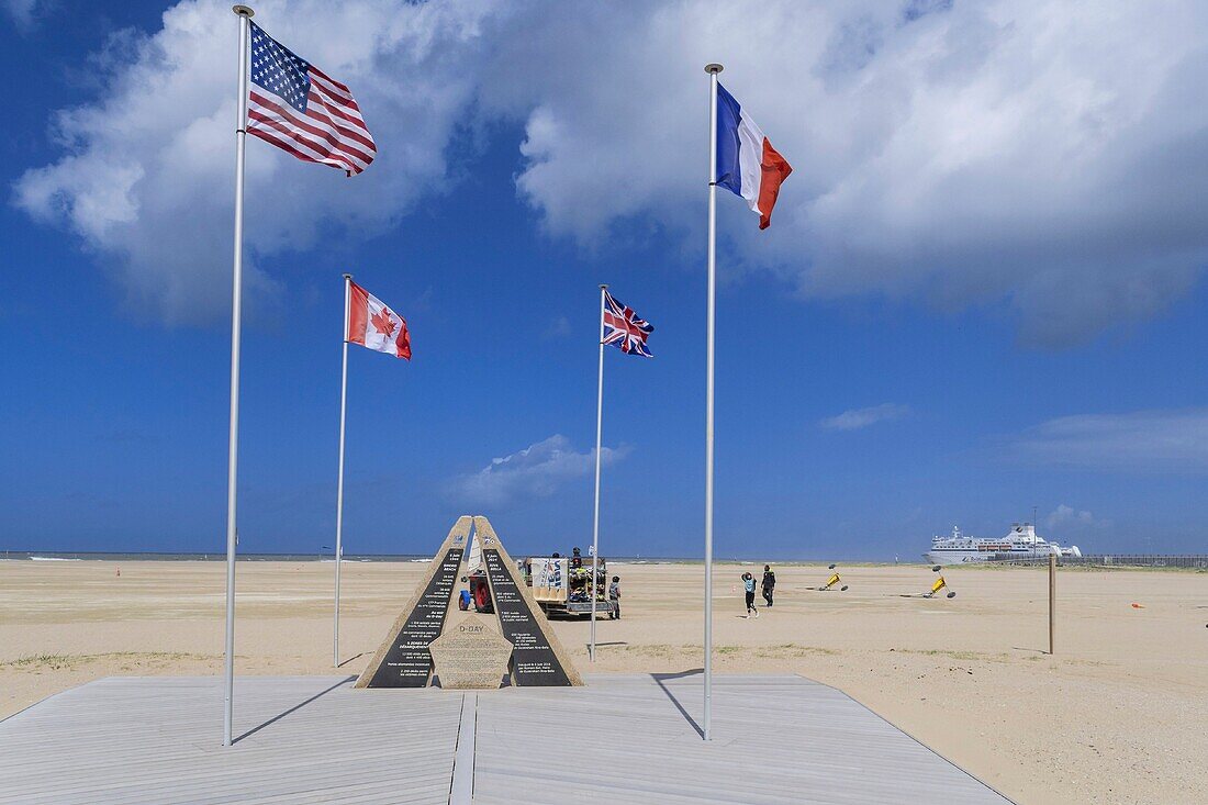 France, Calvados, Cote de Nacre, Ouistreham