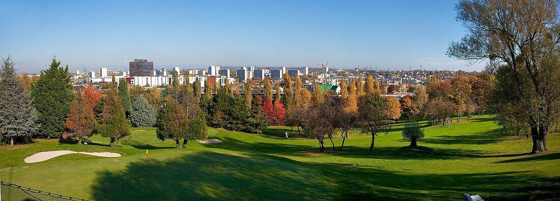 Frankreich, Seine Saint Denis, Rosny sous Bois, Städtischer Golfplatz