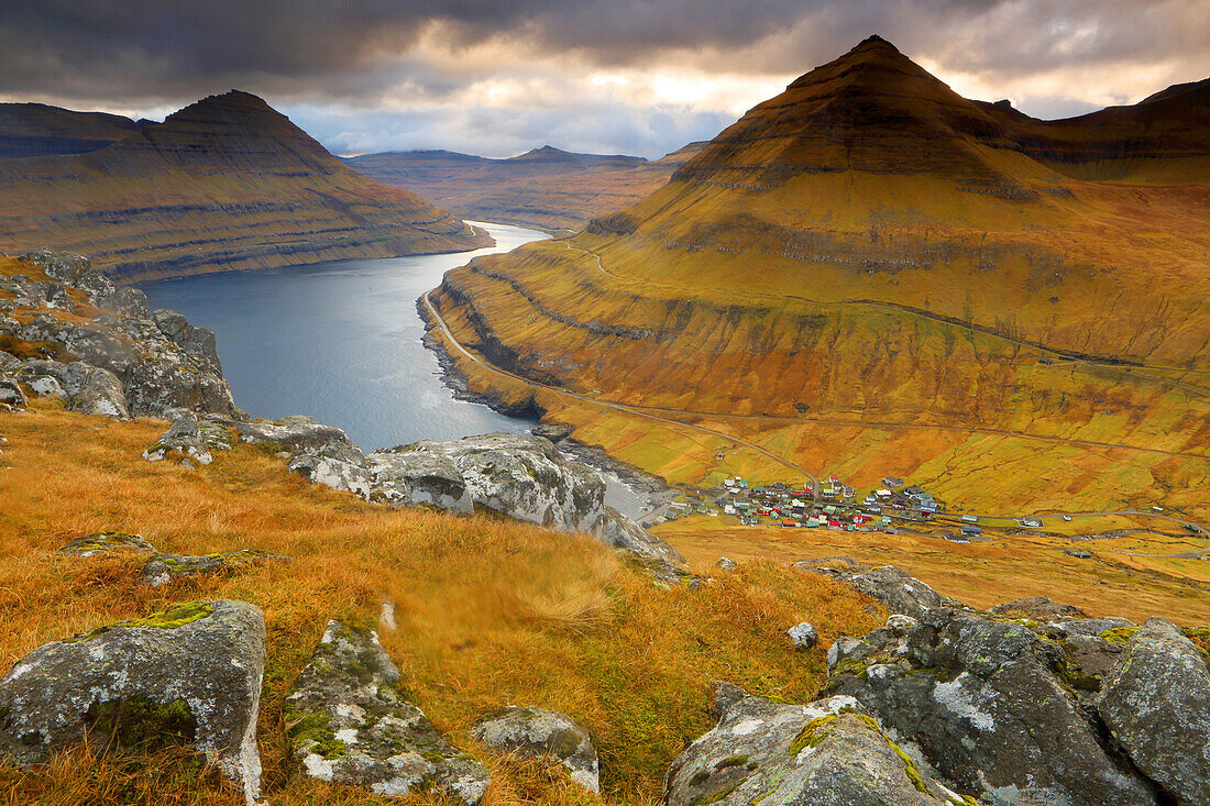 Funningar, Eysturoy, Färöer Inseln, Dänemark, Nordatlantik