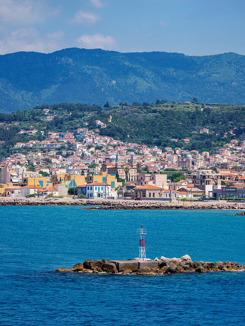 Blick auf Karlovasi, Insel Samos, Nördliche Ägäis, Griechische Inseln, Griechenland, Europa