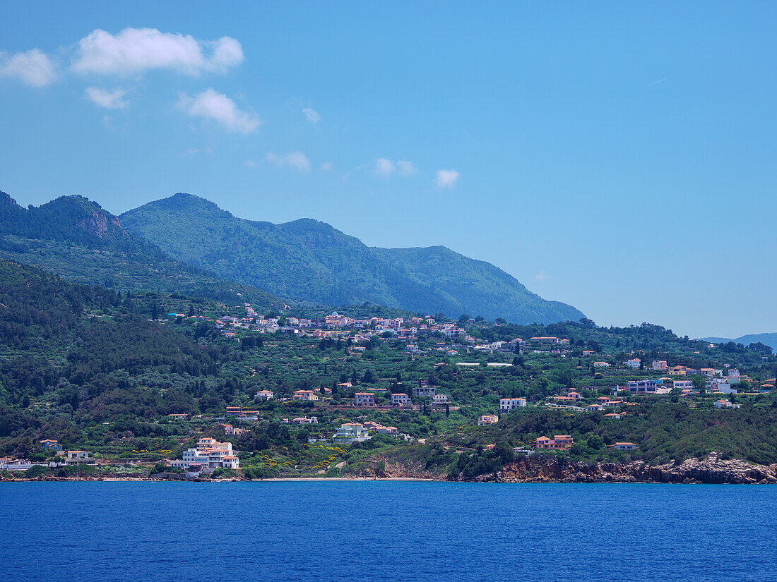 Coast of Samos Island, North Aegean, Greek Islands, Greece, Europe