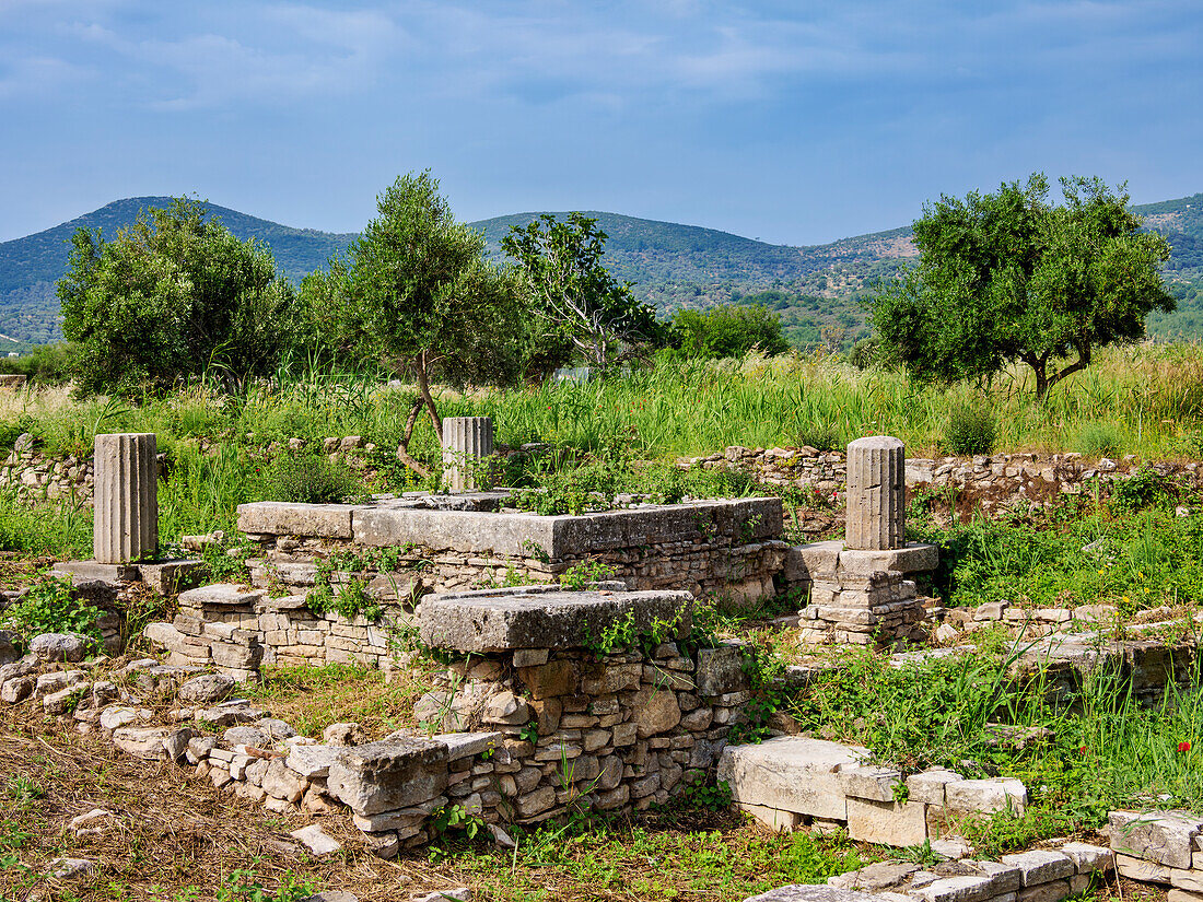 Heraion von Samos, UNESCO-Welterbestätte, Ireo, Insel Samos, Nord-Ägäis, Griechische Inseln, Griechenland, Europa