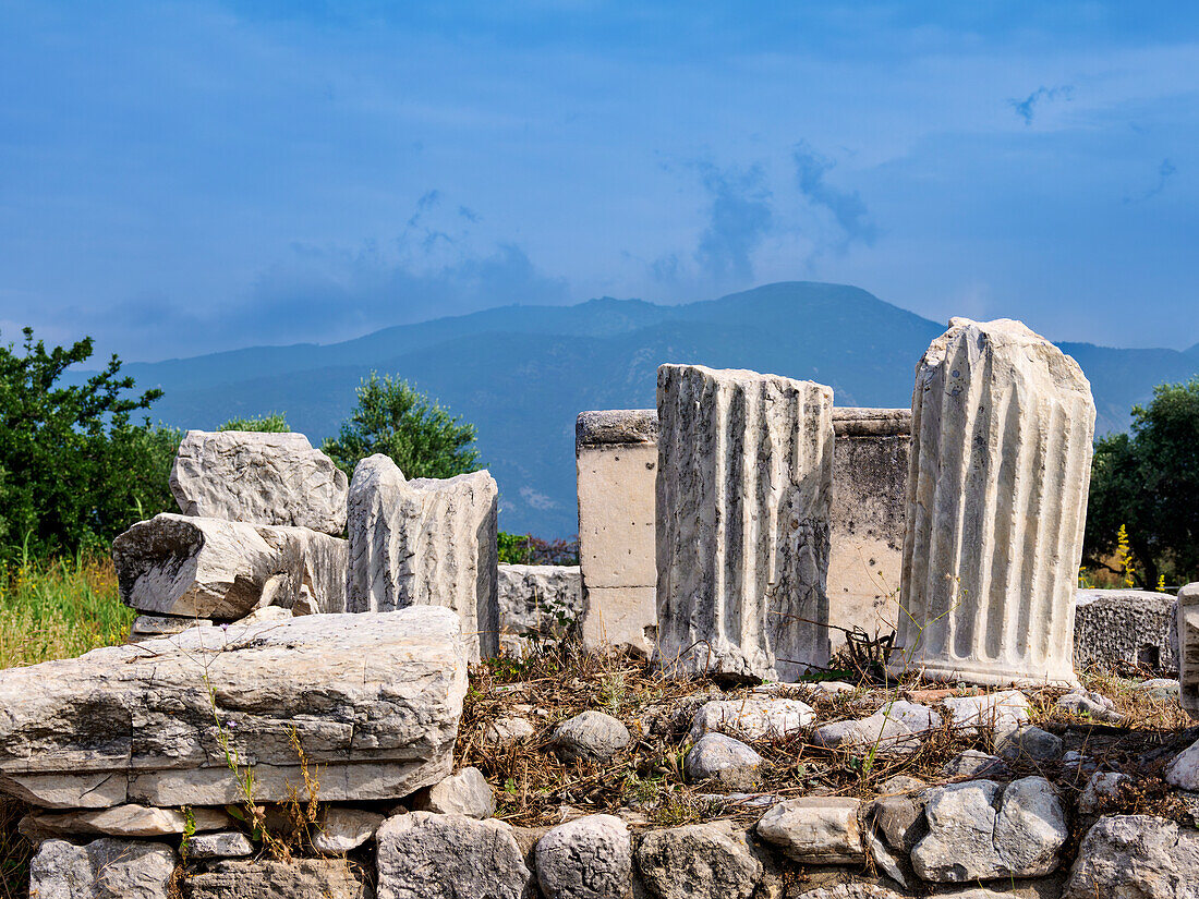 Heraion von Samos, UNESCO-Welterbestätte, Ireo, Insel Samos, Nord-Ägäis, Griechische Inseln, Griechenland, Europa