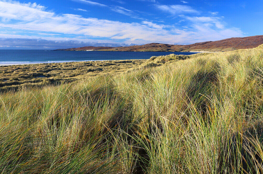 Luskentyre beach, Harris, Äußere Hebriden, Schottland, Vereinigtes Königreich, Europa