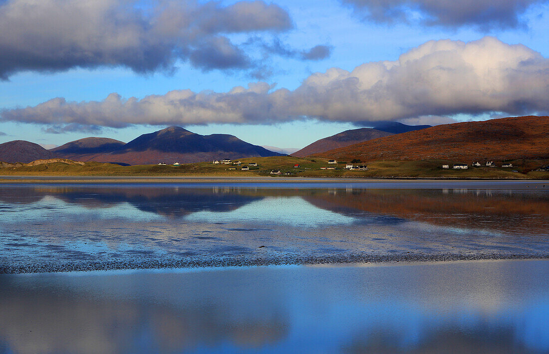 Luskentyre beach, Harris, Äußere Hebriden, Schottland, Vereinigtes Königreich, Europa