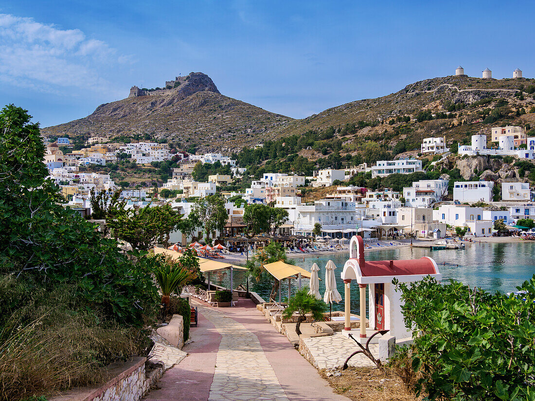 Pandeli Waterfront, Agia Marina, Insel Leros, Dodekanes, Griechische Inseln, Griechenland, Europa