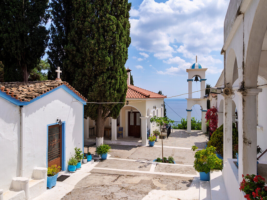 Panagia Spiliani Monastery, Pythagoreio, Samos Island, North Aegean, Greek Islands, Greece, Europe