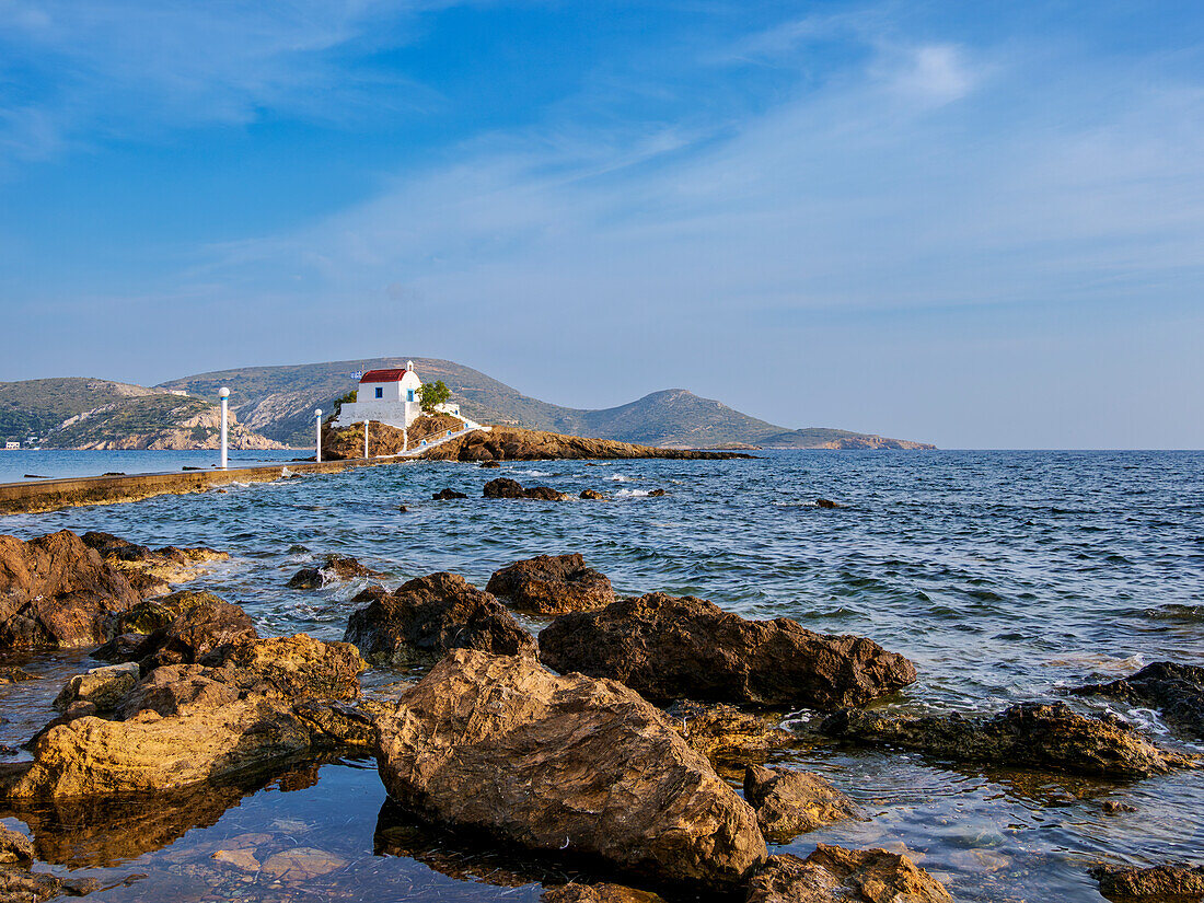 Agios Isidoros Kirche, Kokkali, Insel Leros, Dodekanes, Griechische Inseln, Griechenland, Europa