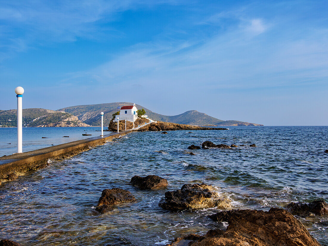 Agios Isidoros Church, Kokkali, Leros Island, Dodecanese, Greek Islands, Greece, Europe