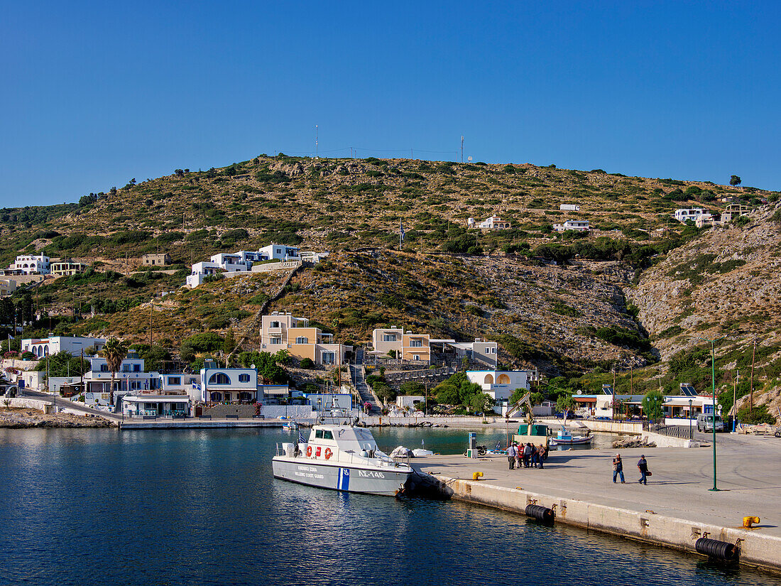 Agathonisi Port, Agathonisi Island, Dodecanese, Greek Islands, Greece, Europe