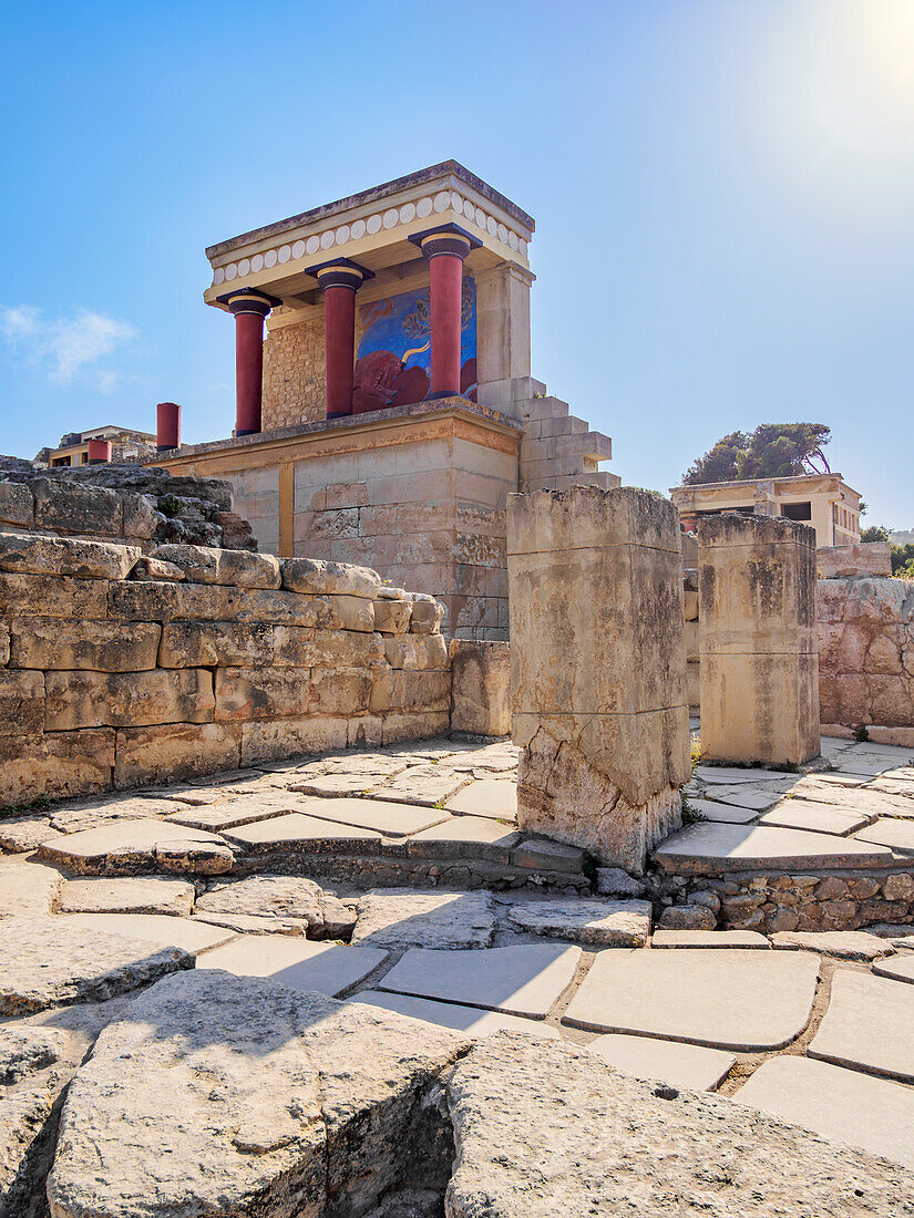 Palast des Minos, Knossos, Region Heraklion, Kreta, Griechische Inseln, Griechenland, Europa