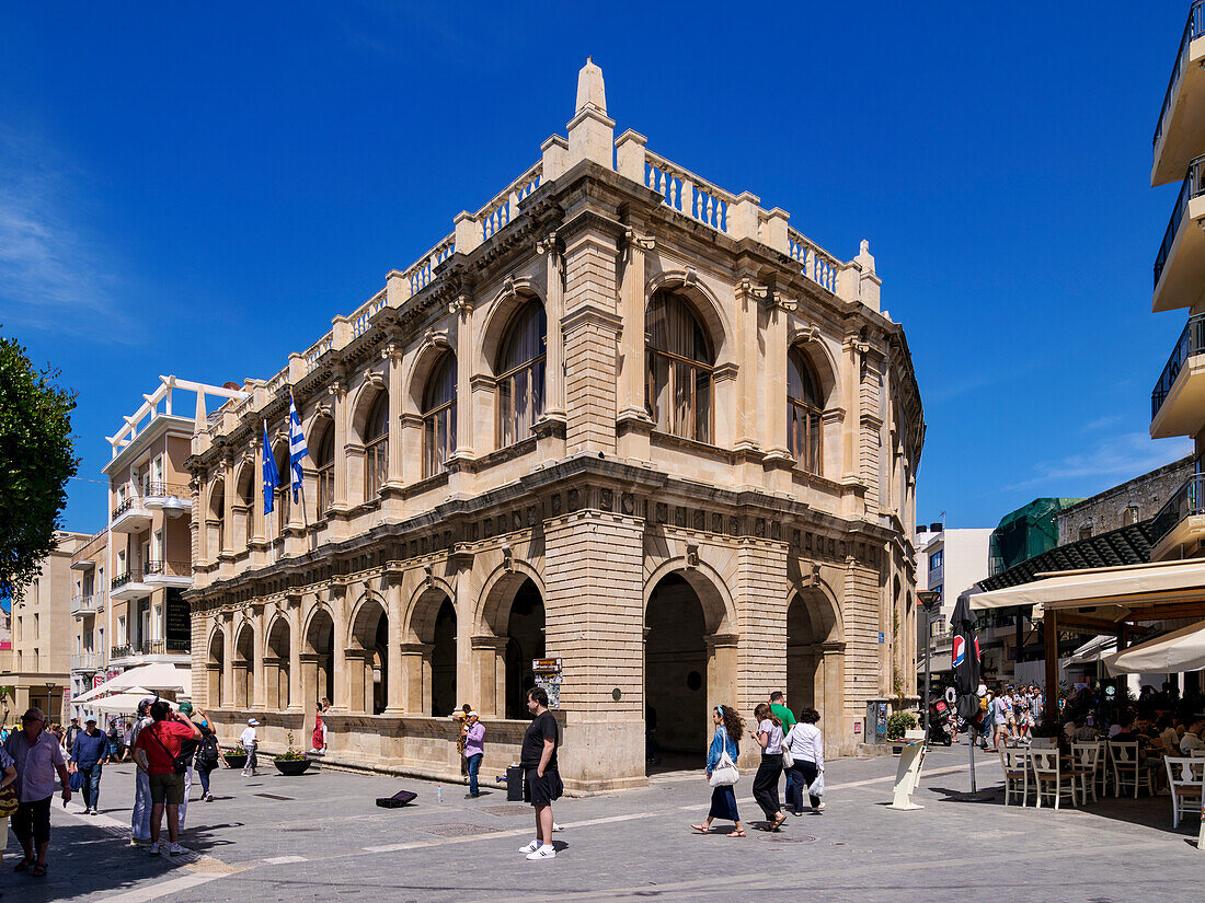 Die venezianische Loggia, Stadt Heraklion, Kreta, Griechische Inseln, Griechenland, Europa