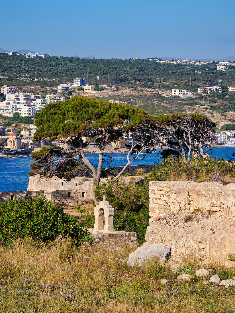 Die venezianische Burg Fortezza, Stadt Rethymno, Region Rethymno, Kreta, Griechische Inseln, Griechenland, Europa