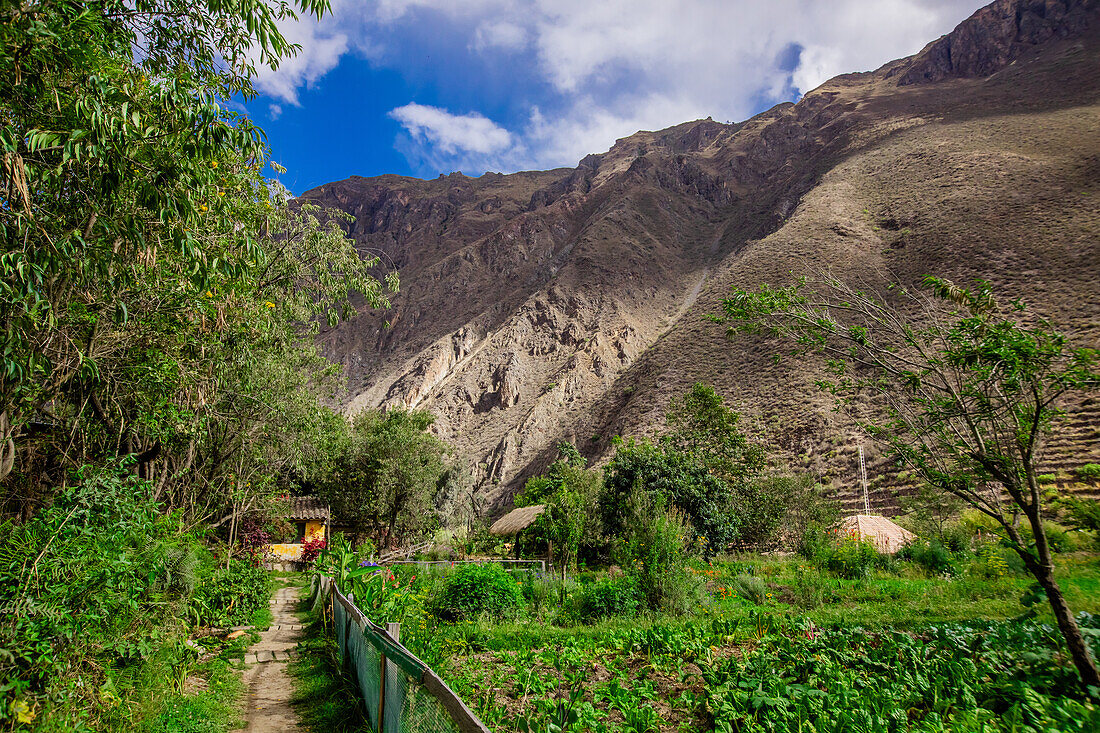 Ansichten von Ollantaytambo, Peru, Südamerika