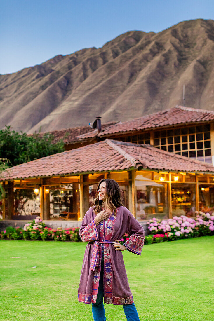 Woman in Sacred Valley, Peru, South America