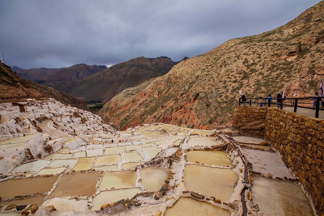 Maras Salt Mines (Salineras de Maras), Peru, South America