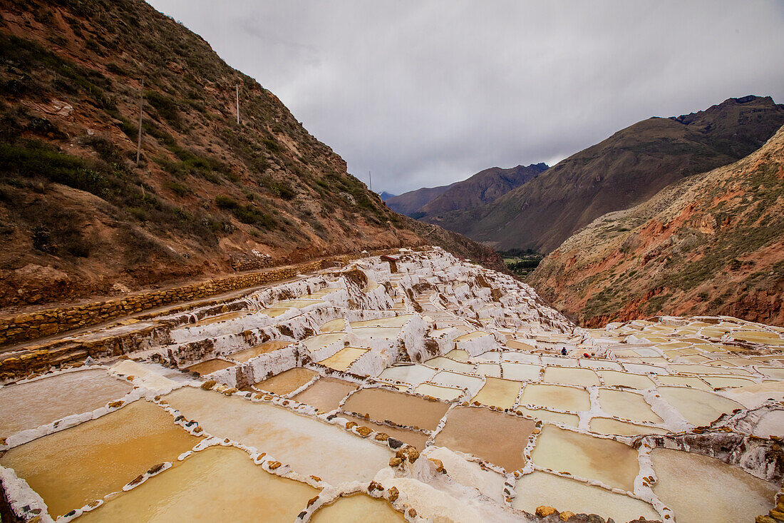 Maras Salt Mines (Salineras de Maras), Peru, South America