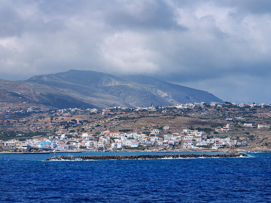 Stadtbild von Fri, Insel Kasos, Dodekanes, Griechische Inseln, Griechenland, Europa