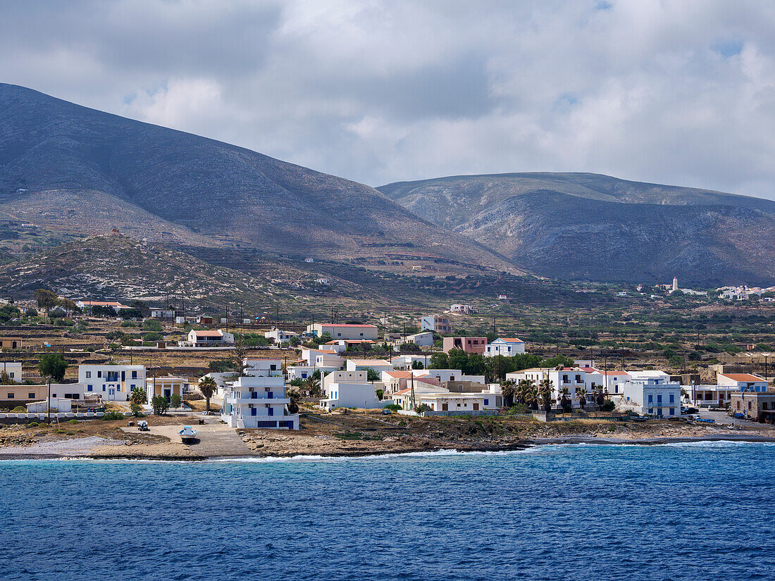 Stadtbild von Fri, Insel Kasos, Dodekanes, Griechische Inseln, Griechenland, Europa