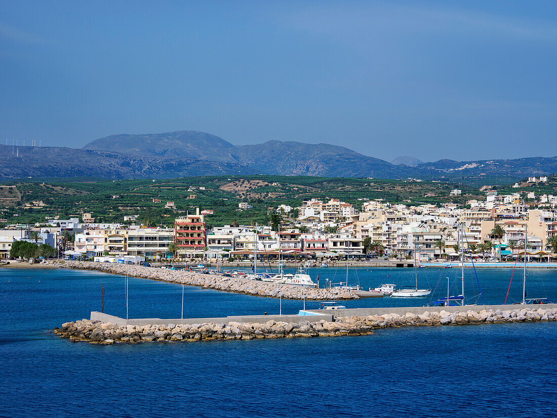 Townscape of Sitia, Lasithi Region, Crete, Greek Islands, Greece, Europe