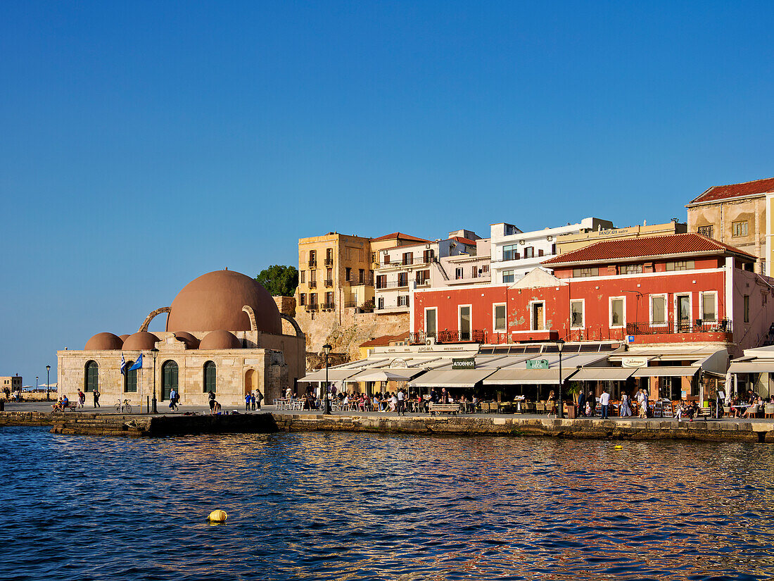 Kucuk Hasan Mosque, City of Chania, Crete, Greek Islands, Greece, Europe