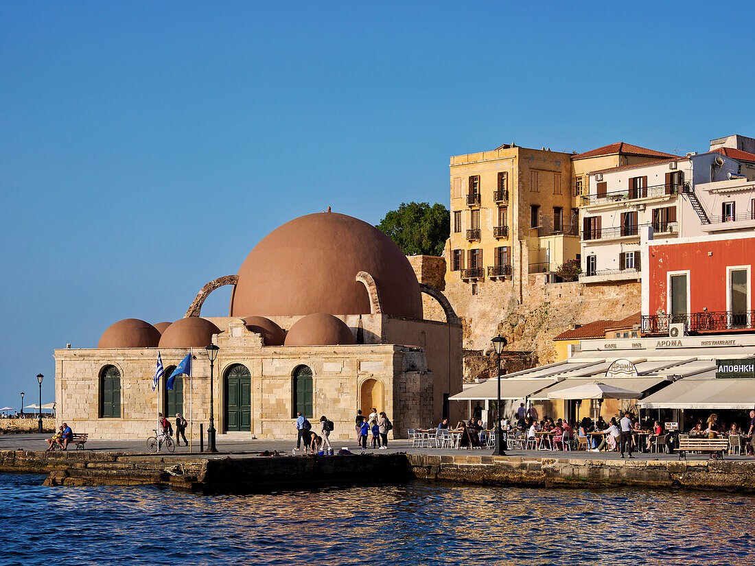 Kucuk Hasan Mosque, City of Chania, Crete, Greek Islands, Greece, Europe