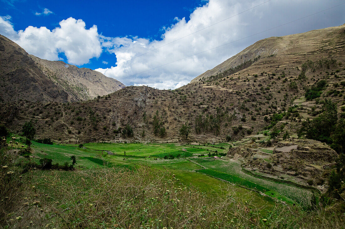 Ansichten von Ollantaytambo, Peru, Südamerika