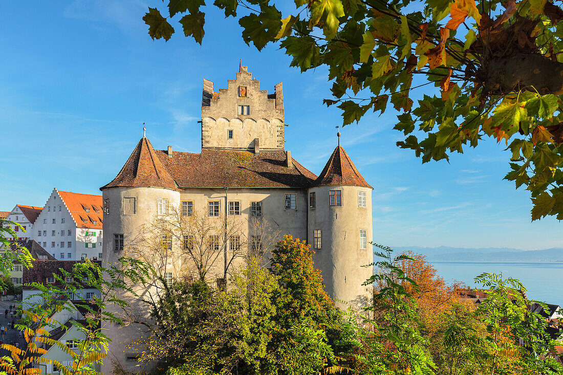 Altes Schloss, Meersburg, Bodensee, Oberschwaben, Baden Württemberg, Deutschland, Europa