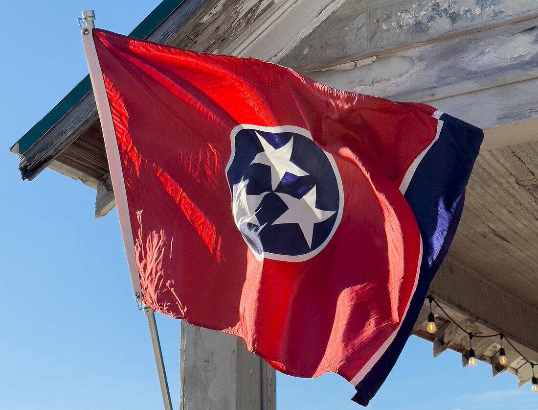 Flagge des US-Bundesstaates Tennessee