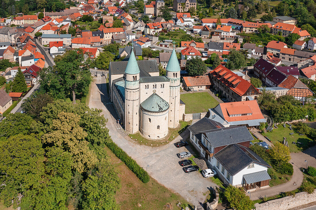 Dom St. Cyriakus, Gernrode, Harz, Sachsen-Anhalt, Deutschland, Europa