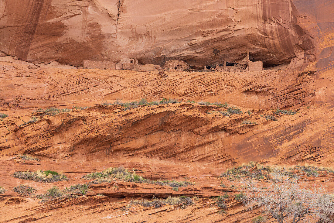 USA, Arizona, Alte Pueblo-Ruinen im Canyon de Chelly National Monument