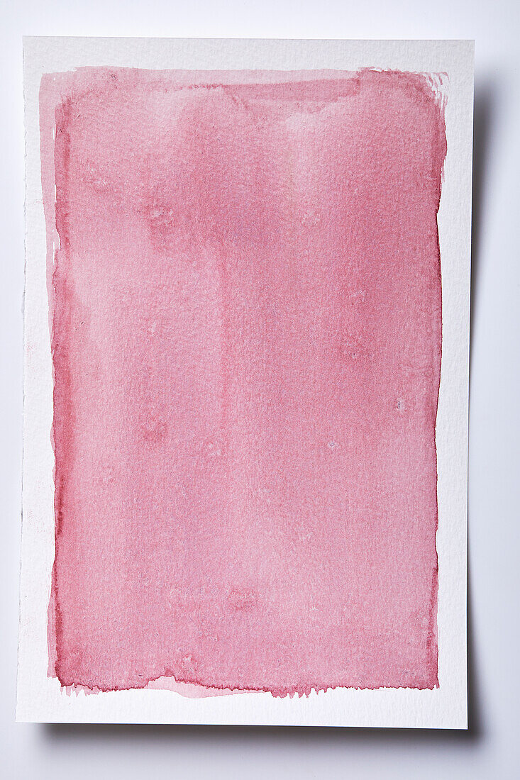 Abstract pink watercolor painting