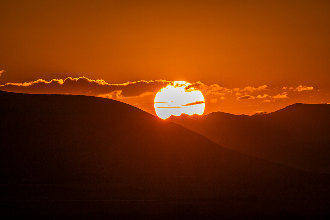 Sunset over Silver Creek Preserve