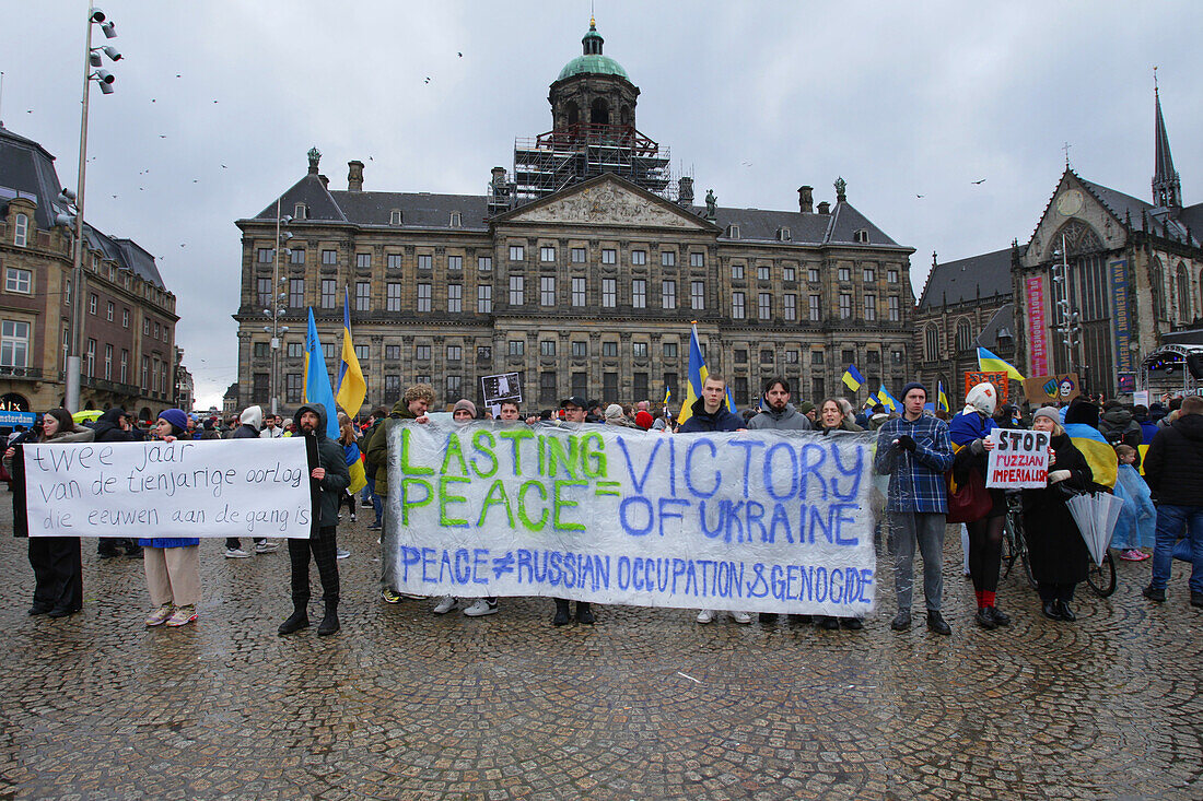 Rally to Mark Two Years Since Russia Invaded Ukraine