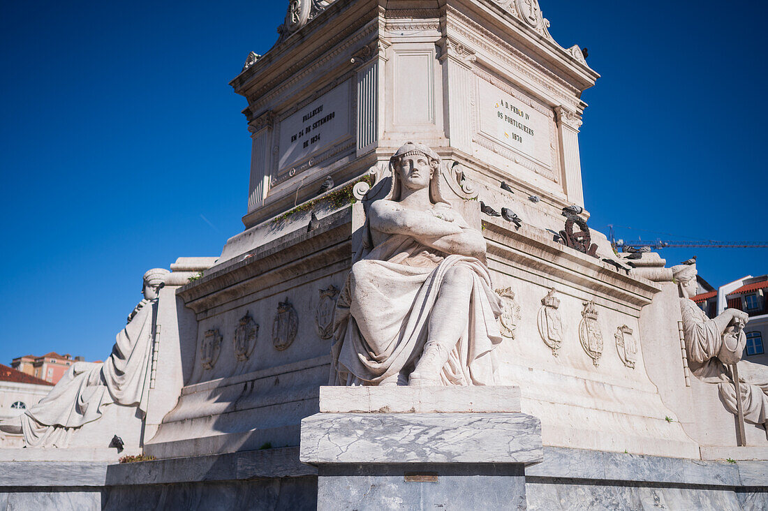 Säule von Pedro IV auf dem Rossio-Platz